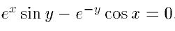 Задача 1047 из учебника Минорского.<br />Найти y` из уравнения