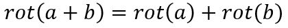 Задача 4435(а) из сборника Демидовича<br />Доказать что  rot(a+b)=rot(a)+rot(b)