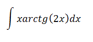 Вычислить интеграл ∫ x arct 2x dx