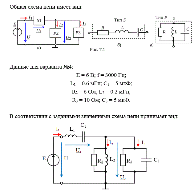 Исследование сложной цепи синусоидального тока посредством комплек¬сных чисел и векторных диаграмм (Лабораторная работа №7, Вариант 4)