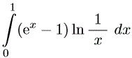 Задача 2542 из сборника Демидовича.<br />Вычислить интеграл с точностью до 10<sup>−4</sup>. 