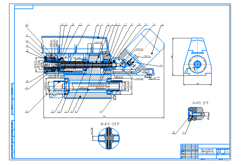 Бабка шпиндельная модернизированная станка модели СФ 676