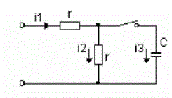Дано: f = 50Гц<br />Найти закон изменения тока i<sub>3</sub> и напряжения на конденсаторе u<sub>C</sub><br /> Построить графики