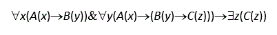 Логика предикатов<br />1.	преобразовать формулу к виду ПНФ, затем КНФ и ССФ, <br />2.	сформировать множество дизъюнктов К, <br />3.	выполнить унификацию дизъюнктов множества  К.