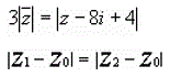 Множество Е состоит из всех комплексных чисел z, таких, что, 3|z| = |z-8i+4| . Найдите все такие числа z<sub>0</sub>, что для любых z<sub>1</sub> и z<sub>2</sub> из Е  |z<sub>1</sub> - z<sub>0</sub>| = |z<sub>2</sub> - z<sub>0</sub>|