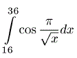 Значение интеграла принадлежит промежутку <br /> 1) [3,5;7,0) <br /> 2) [7,0;10,5) <br /> 3) [14,0;17,5) <br /> 4) [17,5; 20,5)