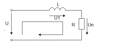 В цепь переменного тока стандартной частоты включен нагревательный прибор, обладающий одним активным сопротивлением, рассчитанный на  номинальное напряжение U<sub>N</sub> = 220 В. Напряжение цепи больше номинального и составляет U. Для создания на нагревательном приборе напряжения 220В последовательно с ним в цепь включают индуктивную катушку, активным сопротивлением которой можно пренебречь. Необходимо определить индуктивность катушки, построить векторную диаграмму.<br />Вариант 4 <br /> Дано: U = 300 В; Р = 350 Вт;