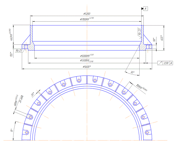 Разработка технологического процесса изготовления детали «Половина опорного колошникого кольца» (курсовой проект)