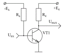По заданным статическим характеристикам биполярного транзистора определить параметры каскада в режиме переключения мощности (в ключевом режиме работы)<br /> Вариант 4