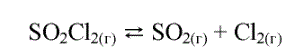 Для реакции SO<sub>2</sub>Cl<sub>2(г)</sub> ⇆ SO<sub>2(г)</sub> + Cl<sub>2(г)</sub> зависимость константы равновесия от температуры выражается уравнением <br /> lgKp = (-2250/T) + 1,75lgT - 0,000455T + 7,206 <br /> (давление в системе выражено в Па) <br /> 1. Определите константу равновесия при 400 К <br /> 2. Постройте график lgK = f(1/T) в пределах от (Т-100) до (Т + 100) К <br /> 3. Укажите, как изменяется константа равновесия с изменением температуры <br /> 4. Рассчитайте средний тепловой эффект реакции ΔН° аналитически и графически, используя уравнение изобары химической реакции <br /> 5. Укажите, как следует изменить температуру и давление в системе, чтобы повысить выход продуктов реакции 