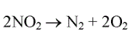 Для реакции <br /> 2NO<sub>2</sub> → N<sub>2</sub> + 2O<sub>2 </sub> <br /> по значениям констант при двух температурах <br /> Т<sub>1</sub> = 986 K; k<sub>1</sub> = 6,72 л·моль<sup>-1</sup>·мин<sup>-1</sup> <br /> Т<sub>2</sub> = 1165 К; k<sub>2</sub> = 977 л·моль<sup>-1</sup>·мин<sup>-1</sup> <br /> Определите: <br /> 1. Энергию активации <br /> 2. Константу скорости при Т<sub>3</sub> = 1053 К <br /> 3. Температурный коэффициент скорости реакции γ  <br /> 4. Количество вещества, прореагировавшее при Т<sub>1</sub> = 986 К за время t = 65 мин, если начальная концентрация С° = 1,75 моль/л. <br /> Примите порядок реакции равным молекулярности n = 2