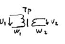 У трансформатора для электронного звонка число витков первичной обмотки W<sub>1</sub> = 660. Напряжение сети U<sub>1</sub> =220 В. Вторичная обмотка имеет вывод на напряжение 3,5 В. Определить коэффициент трансформации и число витков вторичной обмотки.