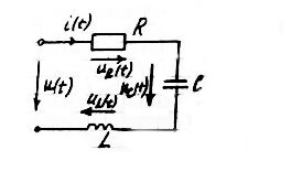 Параметры цепи: i(t) = 1sin(100t + 45º), A; R = 50 Ом, L = 500 мГн, C = 100 мкФ. Найти комплексную амплитуду Um и мгновенное значение u(t) входного напряжения.