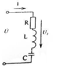 Дано: U<sub>L</sub> = 24 B, f = 50 Гц, R = 30 Ом, L = 38,22 мГн, C = 300 мкФ. Определить: ток I,  полную, реактивную и активную мощности, cosφ. Построить треугольник сопротивлений и треугольник мощностей. Построить векторную диаграмму напряжений. 