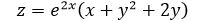 Найти экстремум  z=e<sup>2x</sup>(x+y<sup>2</sup>+2y)