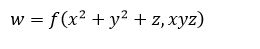 Найти второй дифференциал функции <br /> w=f(x<sup>2</sup>+y<sup>2</sup>+z,xyz)