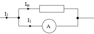 Амперметр сопротивлением 0,1 Ом имеет шкалу до 4 А. Какое сопротивление должно быть у шунта, чтобы увеличить предел измерения амперметра до 24 А?