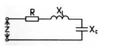 Определить полное сопротивление цепи синусоидального при R = 100 Ом, X<sub>L </sub>= 20 Ом, X<sub>C</sub> = 10 Ом