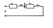 Построить векторную диаграмму токов и напряжений следующей электрической цепи.  