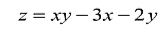 Найти наибольшее и наименьшее значения функции z = xy - 3x - 2y  в области D: x = 0, x = 4, y = 0, y = 4