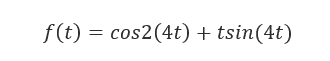 Найти изображения функций f(t)=cos2(4t)+tsin(4t)