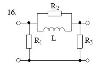 Расчет частотных характеристик четырехполюсника (Вариант 16)<br />Дано: R1 = 30 Ом, R2 = 20 Ом, R3 = 60 Ом, L = 60 мГн = 0.06 Гн