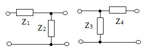 Даны два простых четырёхполюсника. Составьте из них сложный, используя соединение заданного вида. Определите первичные параметры простых и составного четырёхполюсников.<br />Тип соединения: последовательное