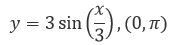 А) Разложить функцию y =f(x), заданную па полупериоде (0,l), в ряд Фурье по косинусам. Построить графики второй, третьей, десятой частичных сумм. Написать равенство Парсеваля для по­лученного ряда. Сумму какого числового ряда можно отыскать с помощью полученного равенства?  <br />  Б) Разложить функцию y = f(x), заданную на полупериоде (0,l), в ряд Фурье по синусам. Построить графики второй, третьей, де­сятой частичных сумм. Указать тип сходимости полученного ряда.  <br /> В) Разложить функцию y = f(x) в ряд Фурье, продолжая ее па полупериод (-l, 0) функцией, равной 0. Построить графики второй, четвертой, десятой частичных сумм. Указать тип сходимости полу­ченного ряда. <br /> y = 3sin(x/3), (0, π)