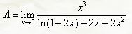Вычислить предел двумя способами: <br />  А) используя разложение по формуле Тейлора: <br />  Б) с помощью правила Лопиталя.