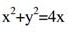 Составить уравнение и построить линию, каждая точка которой равноотстоит от оси ординат и от окружности x<sup>2</sup> + y<sup>2</sup> = 4x
