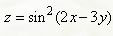 Найти частные производные второго порядка d<sup>2</sup>z/dx<sup>2</sup>, d<sup>2</sup>z/dy<sup>2</sup>, d<sup>2</sup>z/dxdy <br /> z = sin<sup>2</sup>(2x - 3y)