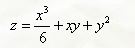 Исследовать функцию на экстремум z = (x<sup>3</sup>/6) + xy + y<sup>2</sup>