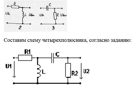 Для заданной вариантом электрической цепи рассчитать частотную характеристику K(ω). <br />Построить графики амплитудно-частотной (АЧХ)  и фазочастотной (ФЧХ) характеристик. <br /><b>Вариант 20. </b><br />Код цепи 2-3 <br />Постоянная времени цепи: τ1 = τ2 <br />Соотношение резисторов 6R1 = R2