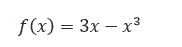 Найти наибольшее и наименьшее значения функции f(x) = 3x - x<sup>3</sup> на отрезке [-2;3]