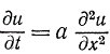 Найти решение уравнения du/dt = a(d<sup>2</sup>u/dx<sup>2</sup>), удовлетворяющее начальному условию u(x,0) = 0 ( x > 0) и граничным условиям u(0,t) = 0, u(h,t) = u<sub>0</sub>