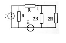 Методом эквивалентного генератора определить ток I. Дано: E = 500 B, I = 2 A, R = 50 Ом