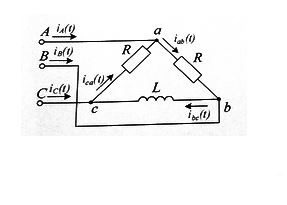 Постройте векторную диаграмму токов при Uл = 127 В, R = ωL = 254 Ом