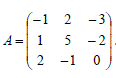 Найти матрицу A<sup>-1</sup> , обратную матрице. Полученный ответ проверить, перемножив матрицы A и A<sup>-1</sup>