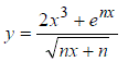 Найти значение производной y'(x) в точке x<sub>0</sub> = 0