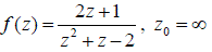 Разложить функцию f(z) в ряд Лорана в окрестности данной точки z<sub>0</sub>. Указать область сходимости полученного ряда