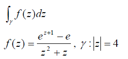 С помощью теоремы о вычетах вычислить, где γ – заданный замкнутый контур (проходимый в положительном направлении