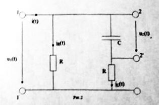 Частотные характеристики электрических цепей с одним энергоемком элементом: получить формулы для комплексной входной проводимости Y_11 (jω), ее модуля и аргумента для цепи. Нарисовать качественно графики соответствующих АЧХ и ФЧХ.