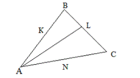 В треугольнике ABC со стороной AB=5 см провели биссектрису AL, которая разделила сторону BC на отрезки BL=3 см и LC=6 см. Найти сторону AC.
