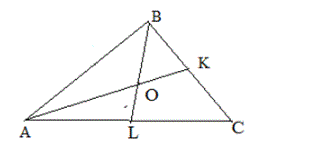 В треугольнике ABC со сторонами AB=4 см, AC=6 см и углом ∠A=60° провели медианы AK и BL, которые пересекаются в точке O. Найти BO