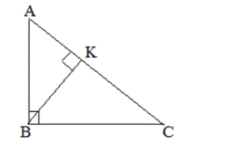 В прямоугольном треугольнике ABC высота BK делит гипотенузу на отрезки AK=4 см и K=9 см. Найти площадь треугольника ABC.