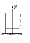Че­ты­ре оди­на­ко­вых кир­пи­ча мас­сой 3 кг каж­дый сло­же­ны в стоп­ку (см. ри­су­нок). На сколь­ко уве­ли­чит­ся сила N  дей­ству­ю­щая со сто­ро­ны го­ри­зон­таль­ной опоры на 1-й кир­пич, если свер­ху по­ло­жить ещё один такой же кир­пич? Ответ вы­ра­зи­те в нью­то­нах.