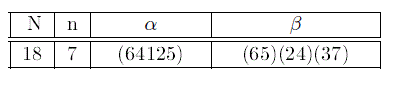 1)	Пусть G  ⊆  Sn подгруппа, порожденная перестановками α и β. Найти . Коммутативна ли она? Какой из известных вам групп она изоморфна?  <br /> 2)	Является ли подгруппа группы G, порожденная элементом α, нормальной подгруппой? Если да, найти фактор – группу по ней. <br /> 3)	То же задание для подгруппы, порожденной элементом β