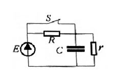 Ключ S был длительное время замкнут. Укажите значение тока через емкость в момент размыкания в мА, если С = 15 мкФ, R = 2 кОм, r = 10 кОм, а Е = 240 В