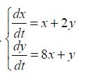 Найти общее решение системы дифференциальных уравнений операционным методом.