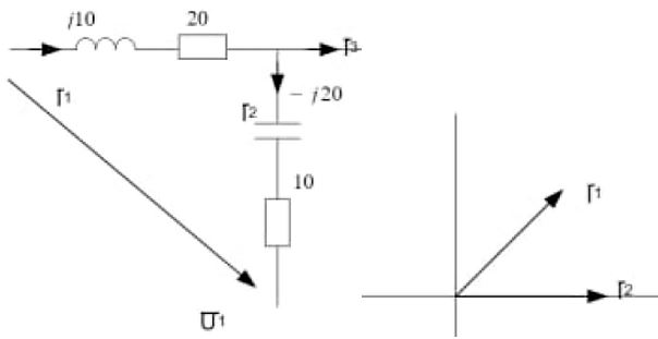 Построить вектор тока <u>I3</u> и напряжения <u>U1</u>